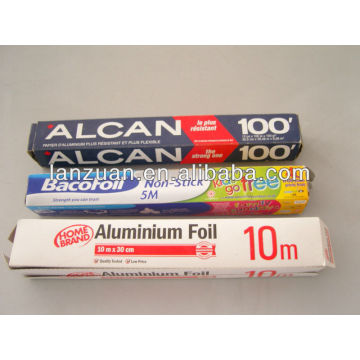 Lebensmittelservice-Aluminiumfolie, Lebensmittelverpackung, Aluminiumfolienrolle